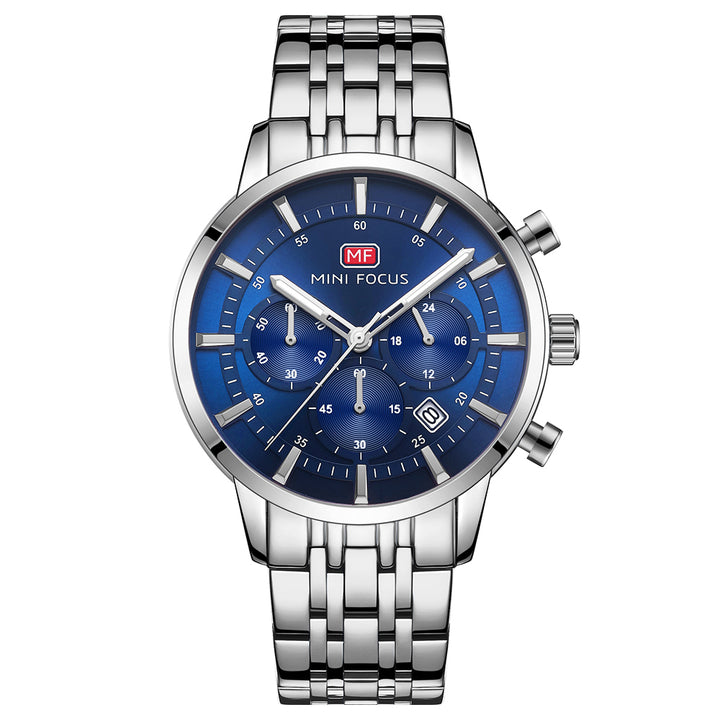 Classic Chronograph Steel Bracelet - MF0282G