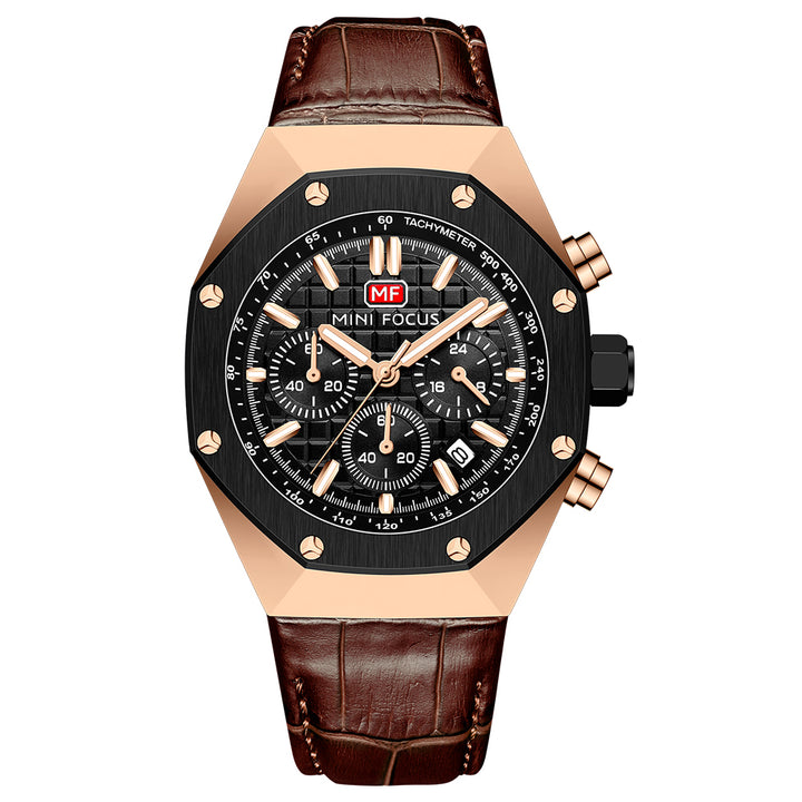 Octagon Sport Chronograph Leather - MF0417G