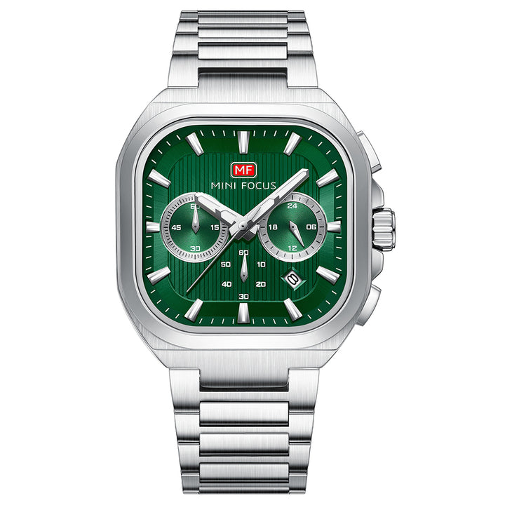 Square Chrono Steel Bracelet - MF0622G