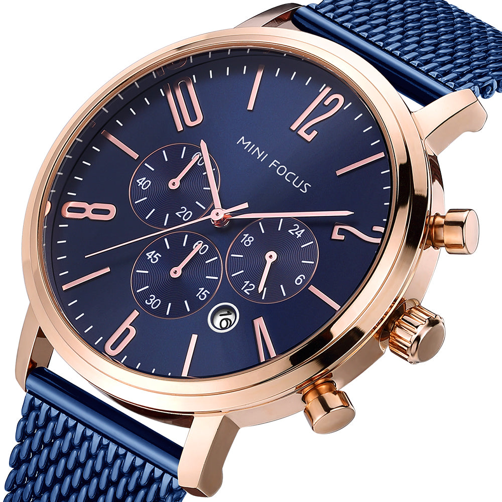 Rose Gold Blue