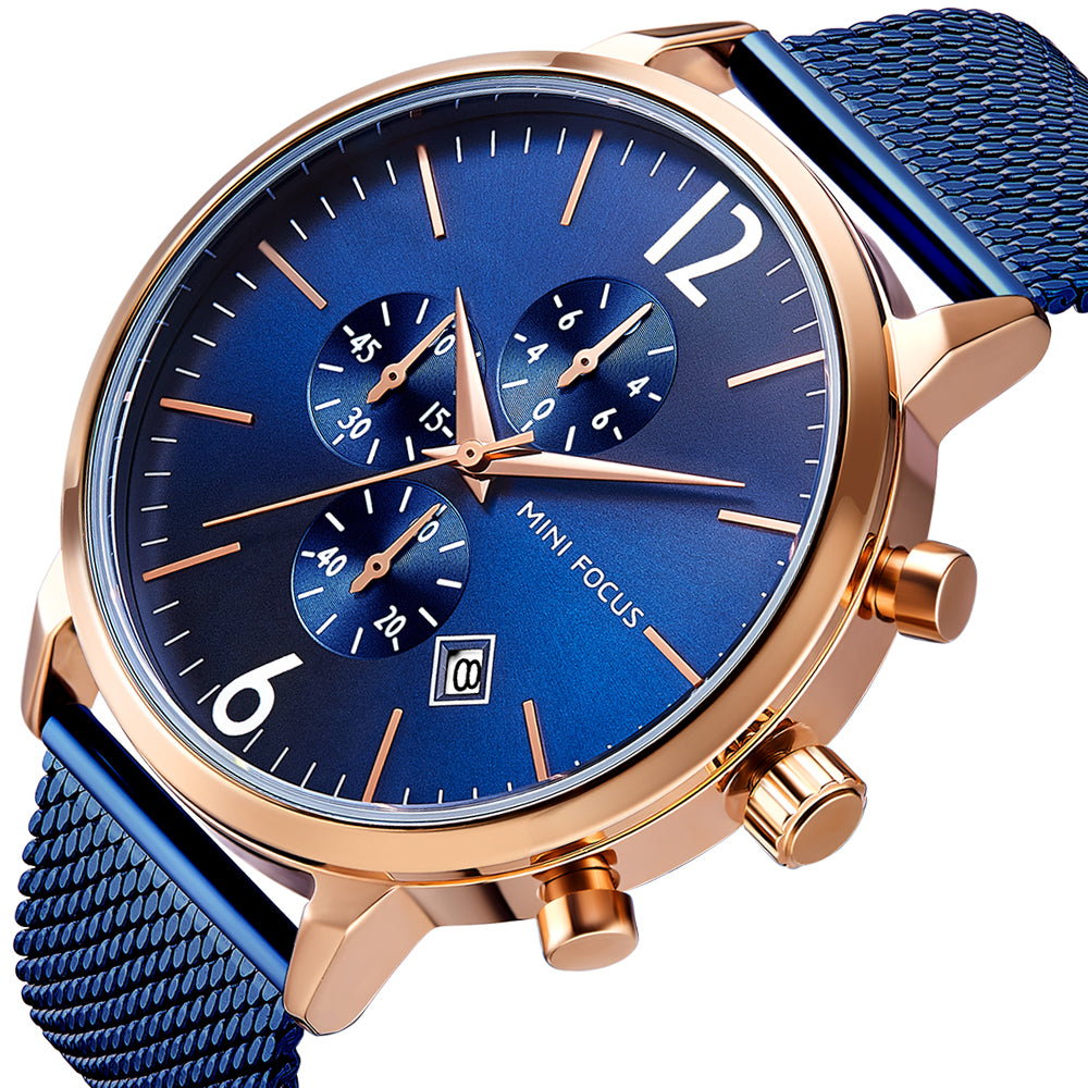 Rose Gold Blue