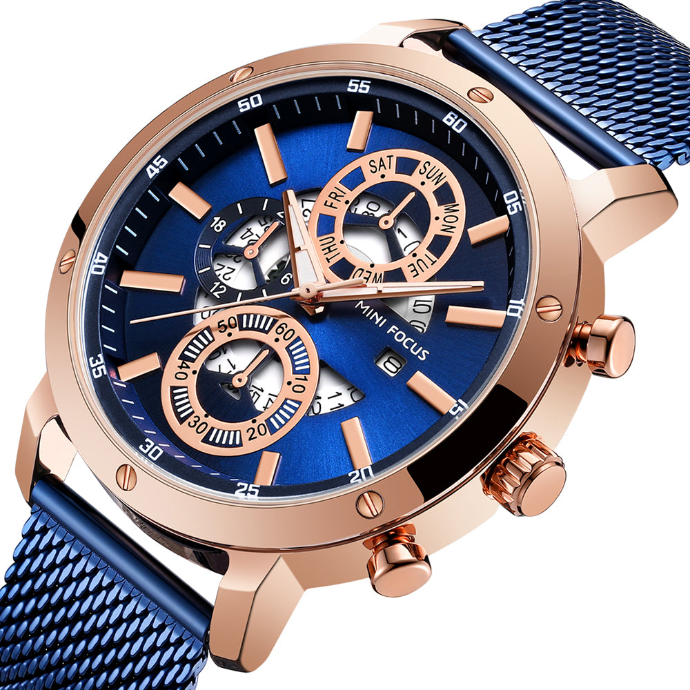 Rose Gold Blue
