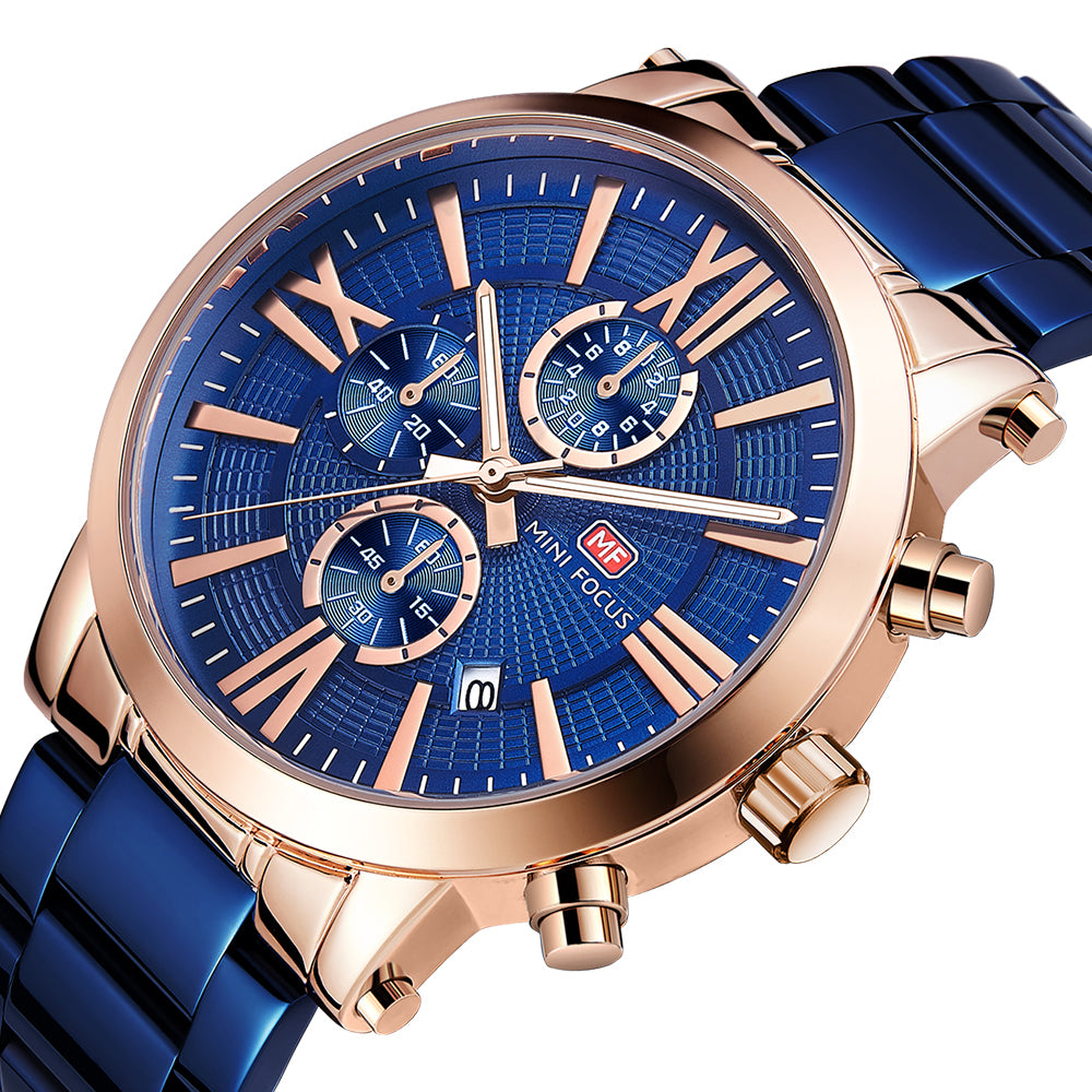Rose Gold Blue