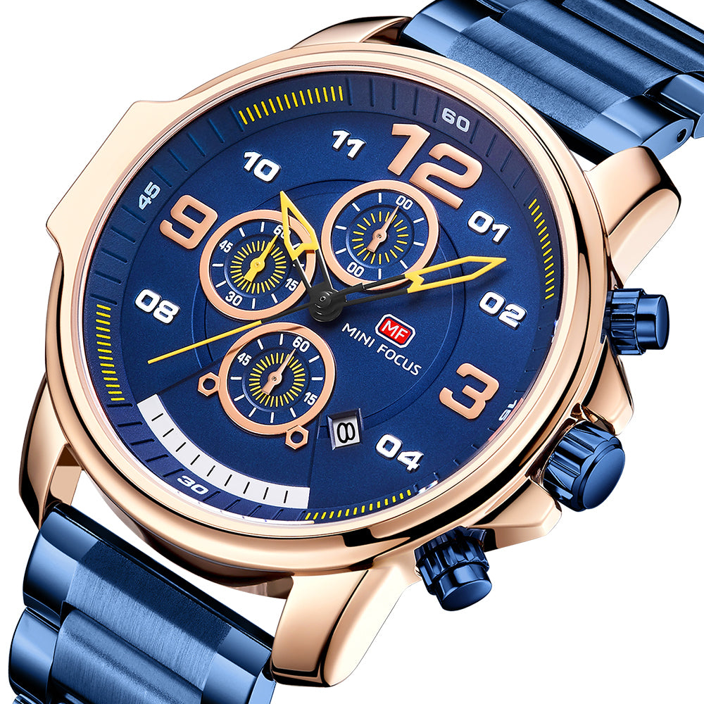 Rose Gold Blue