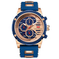 Rose Gold Blue