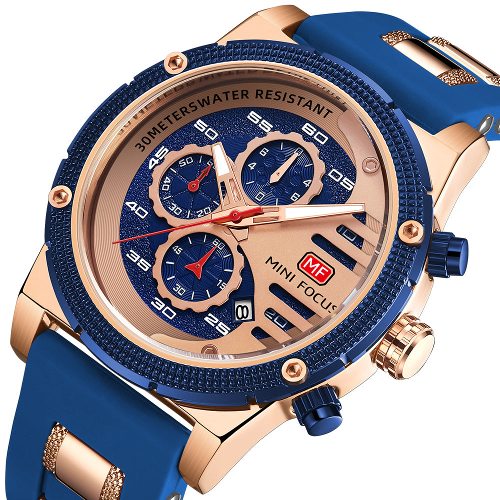 Rose Gold Blue