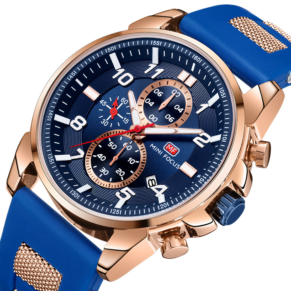 Rose Gold Blue