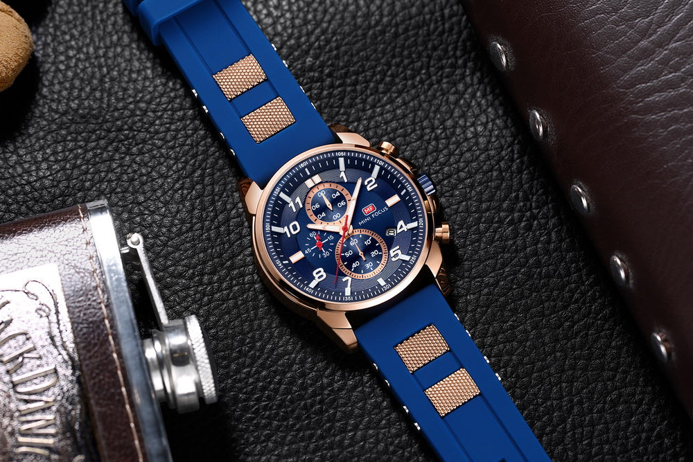 Rose Gold Blue