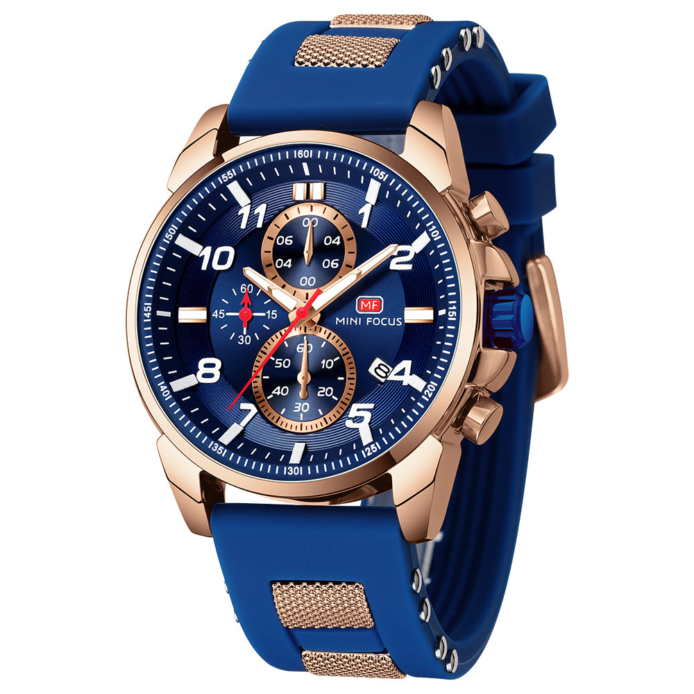 Rose Gold Blue