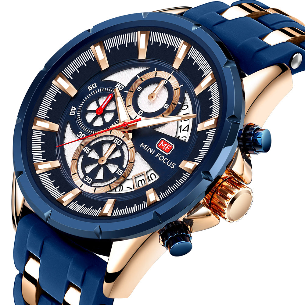 Rose Gold Blue