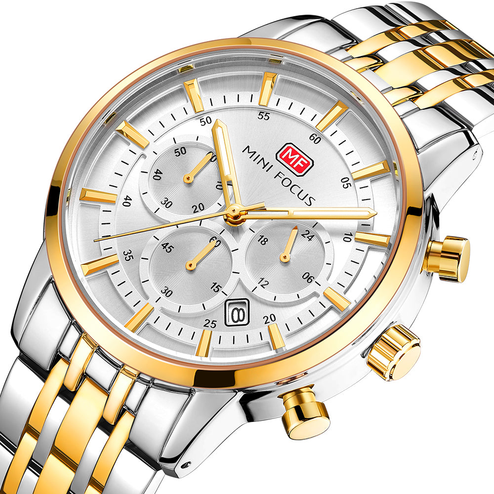 Silver Gold White