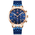 Rose Gold Blue
