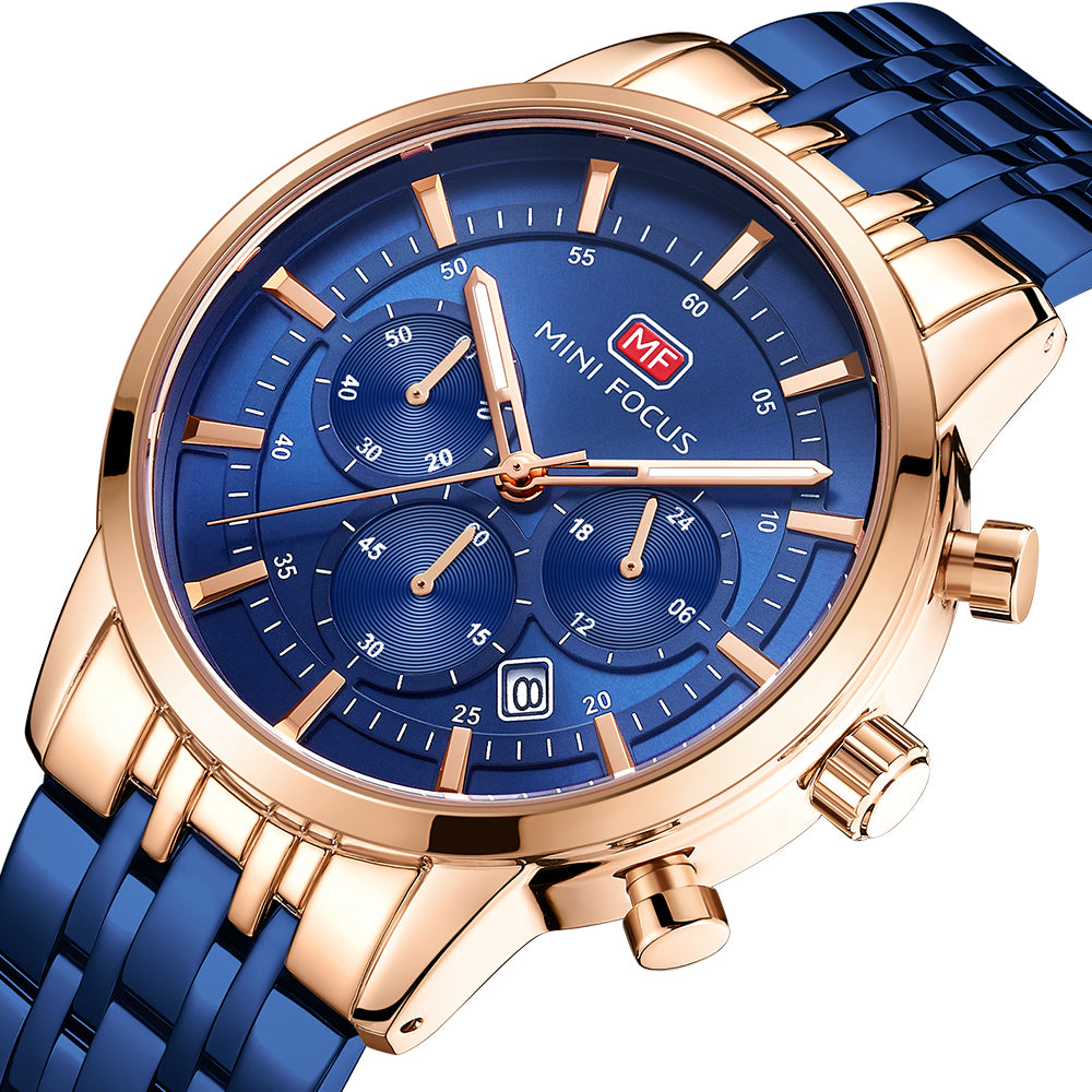 Rose Gold Blue