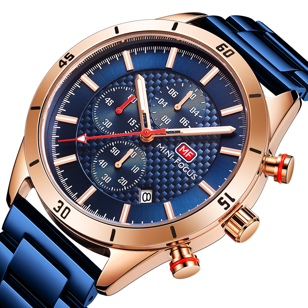 Rose Gold Blue