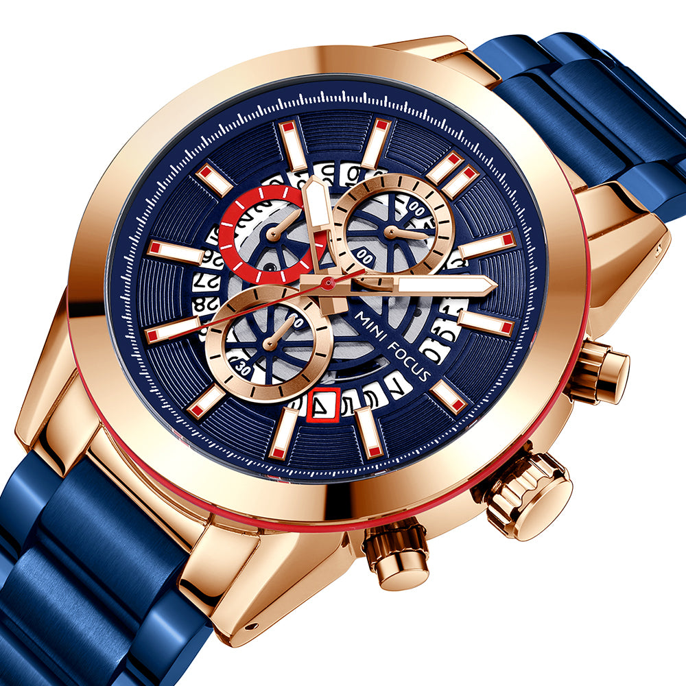 Rose Gold Blue