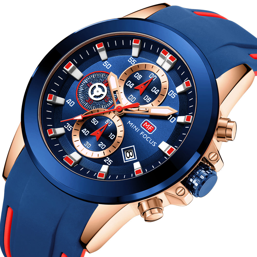 Rose Gold Blue