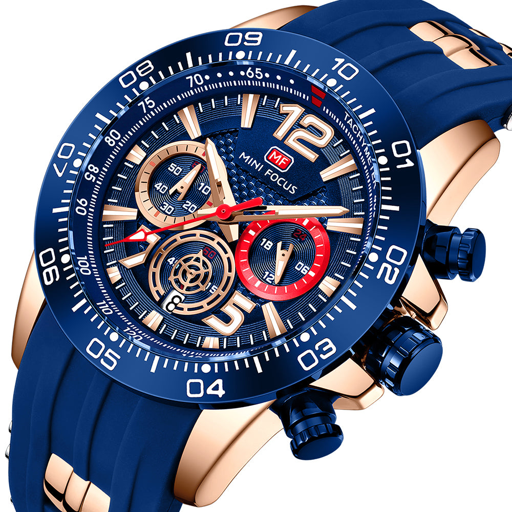 Rose Gold Blue