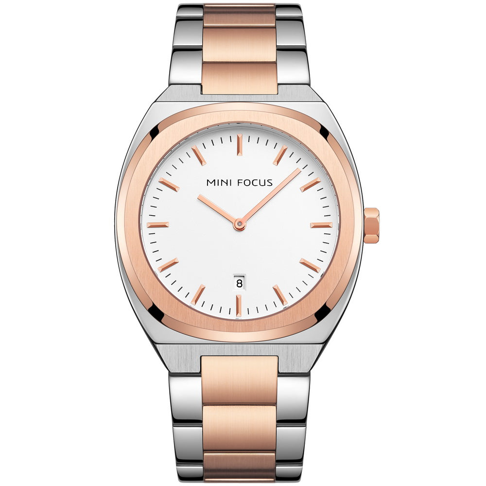 Silver Rose Gold White