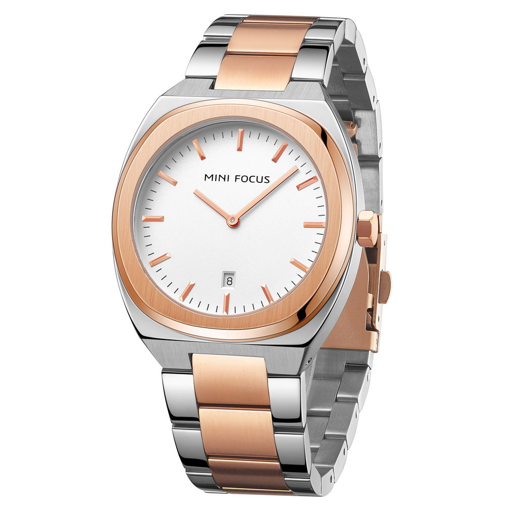 Silver Rose Gold White