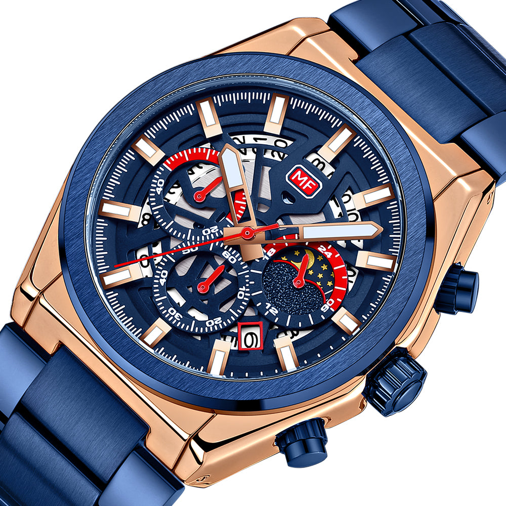 Rose Gold Blue