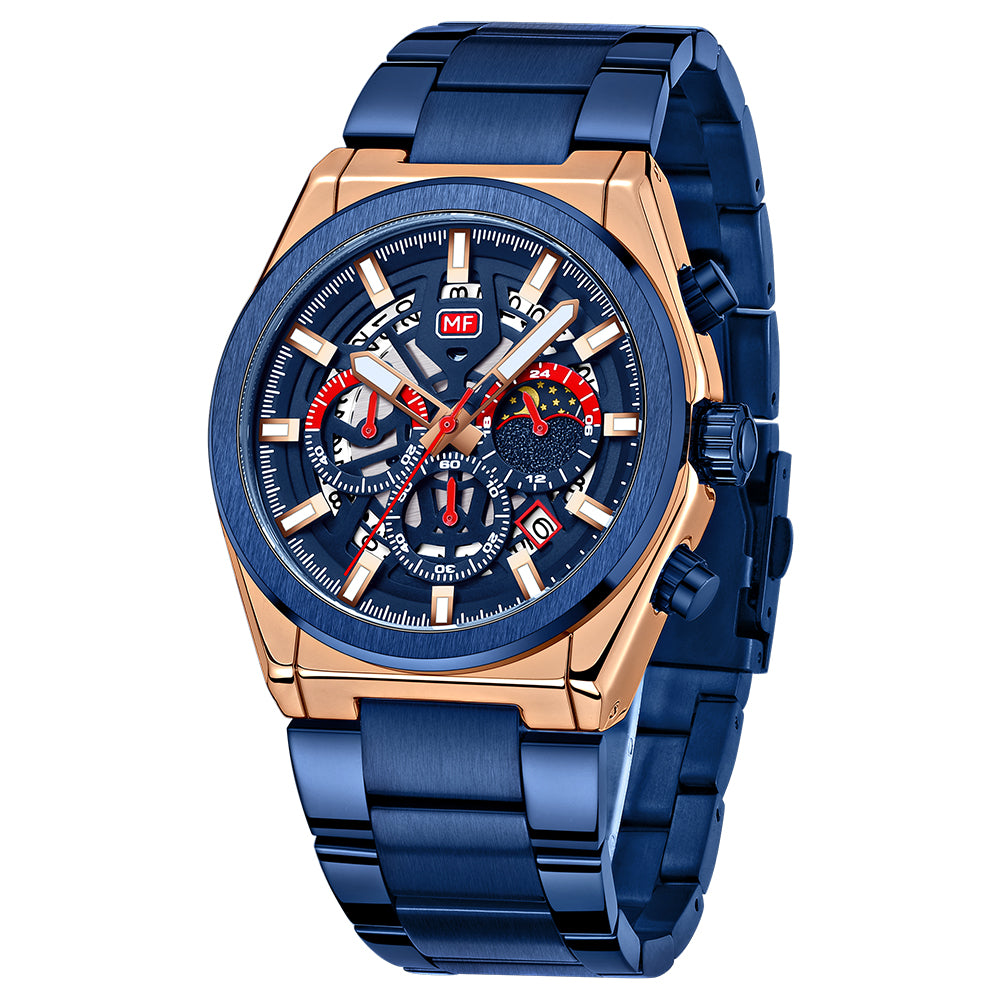 Rose Gold Blue