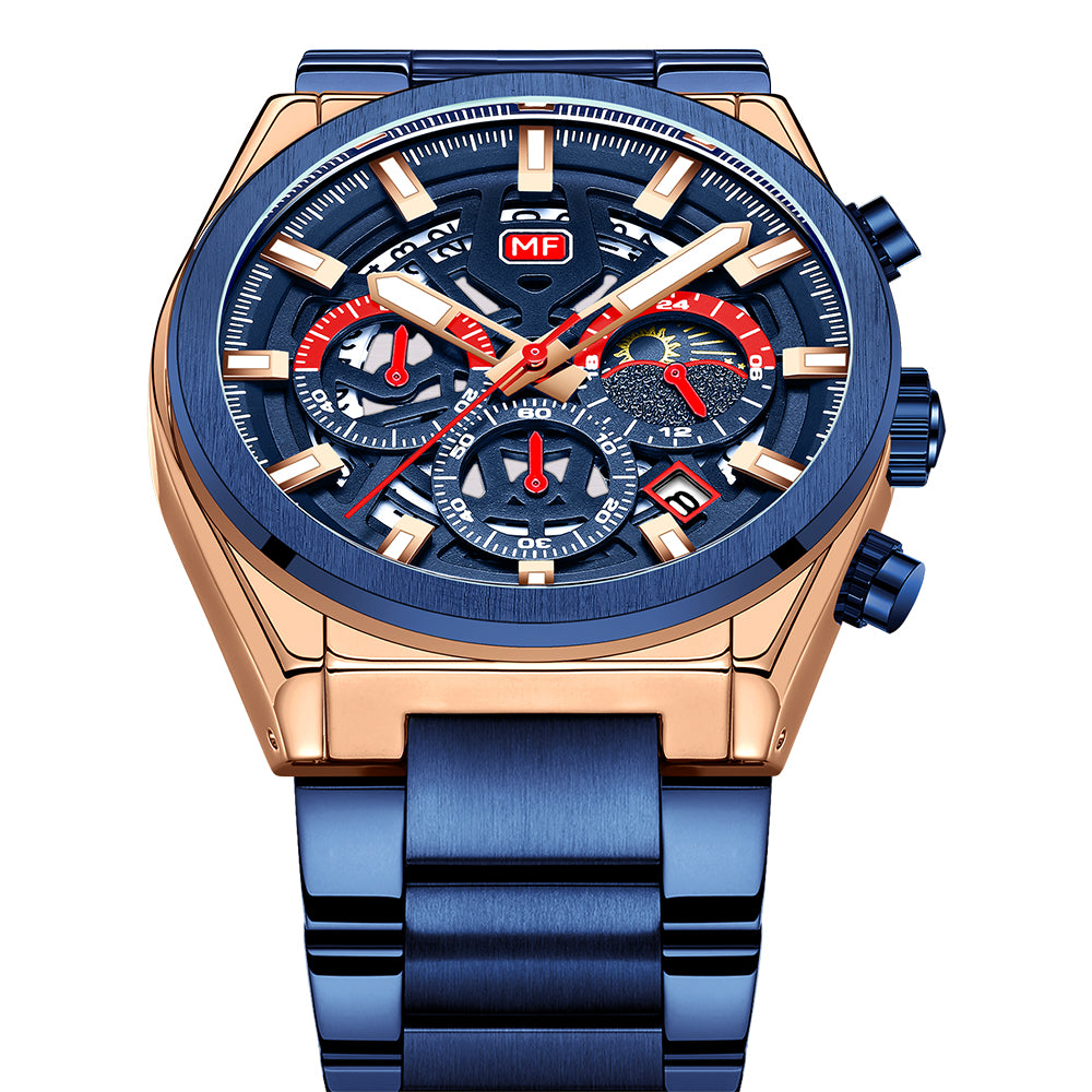Rose Gold Blue