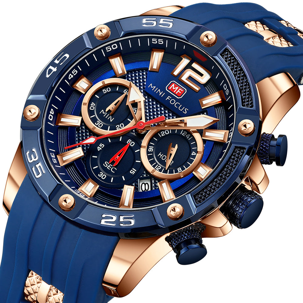 Rose Gold Blue