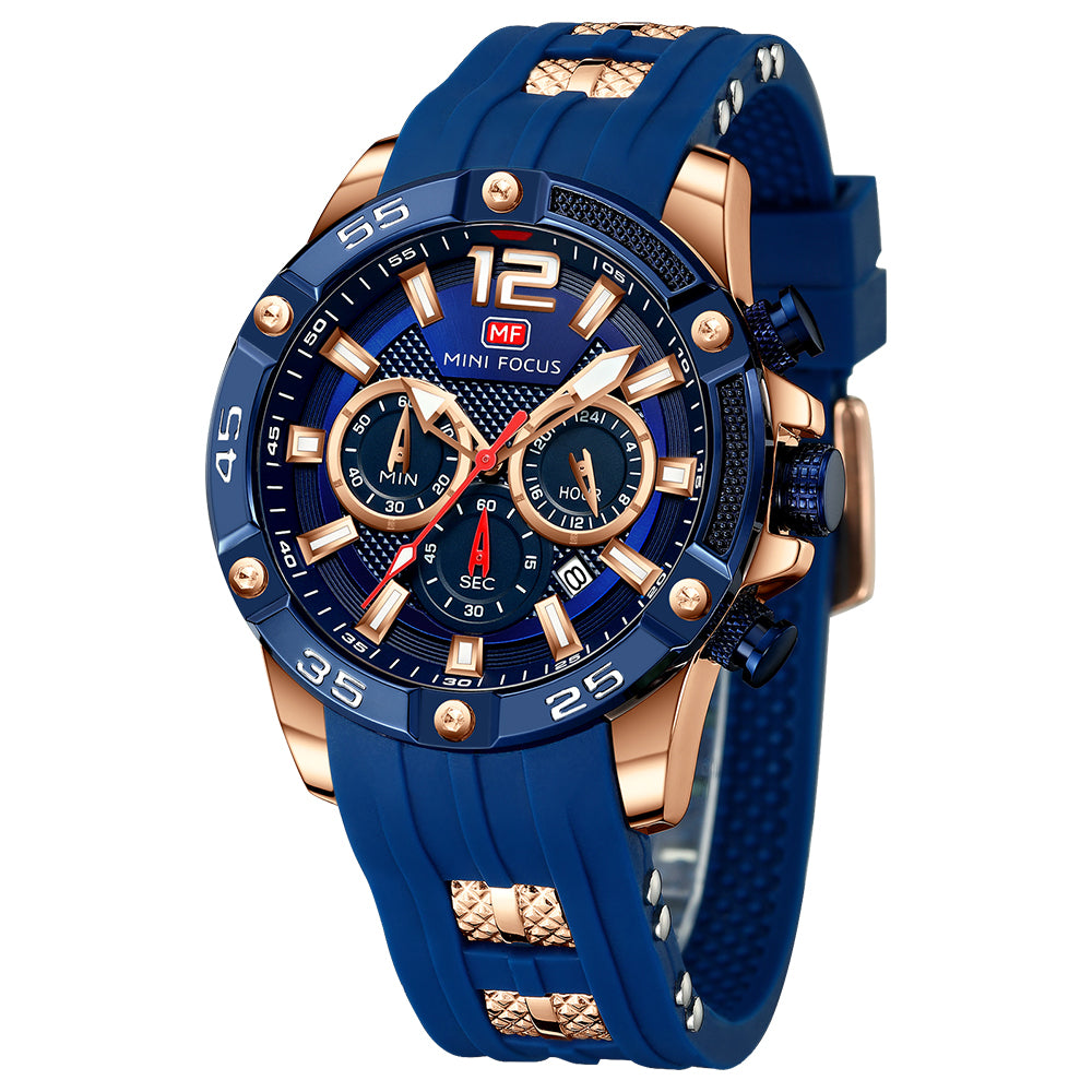 Rose Gold Blue
