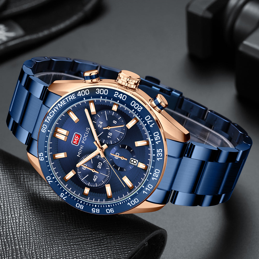 Rose Gold Blue