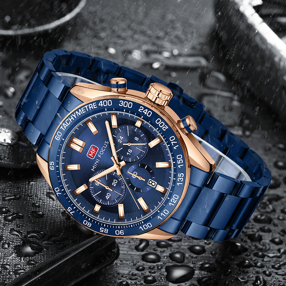 Rose Gold Blue