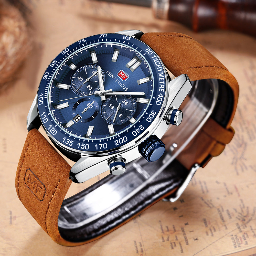 Brown Silver Blue