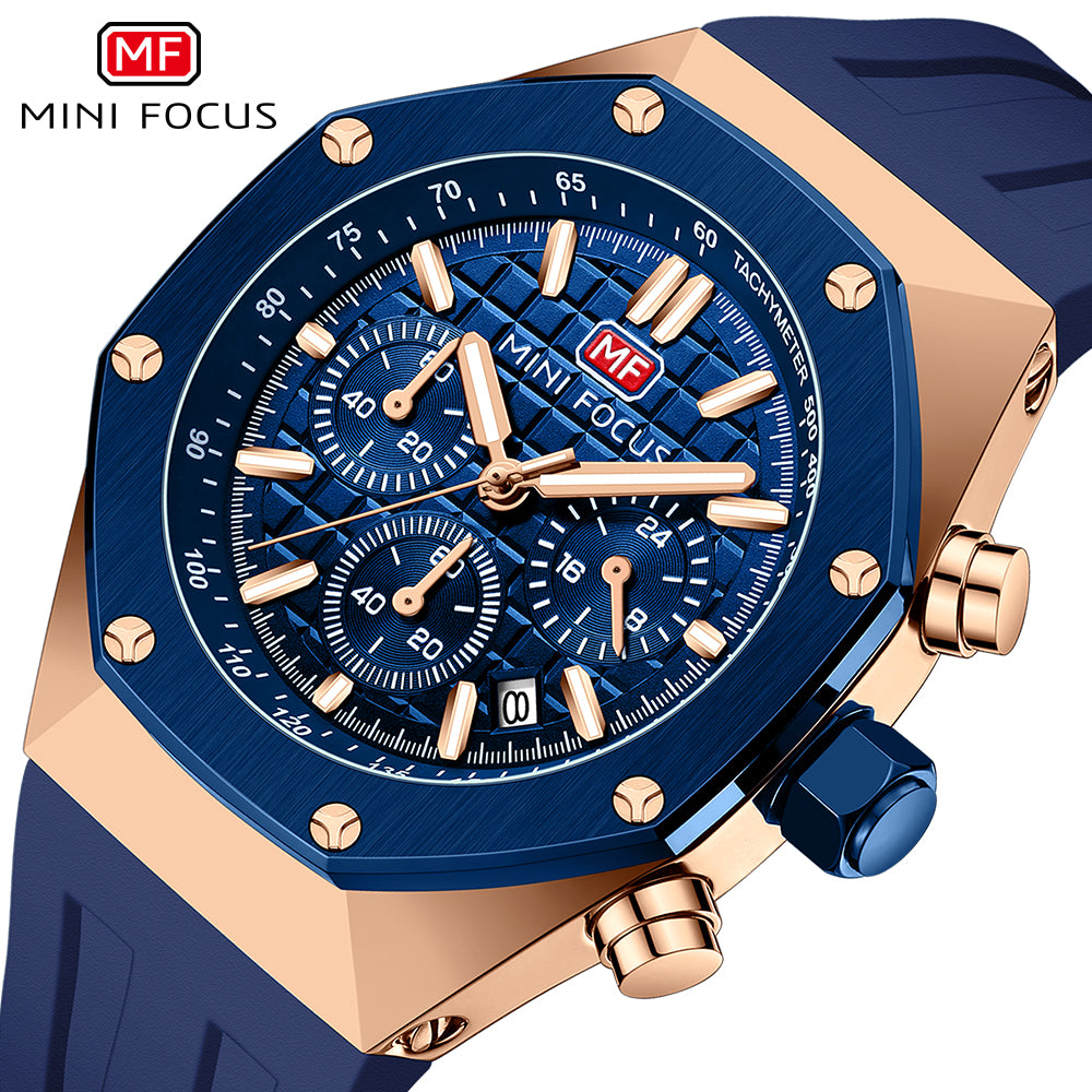 Rose Gold Blue