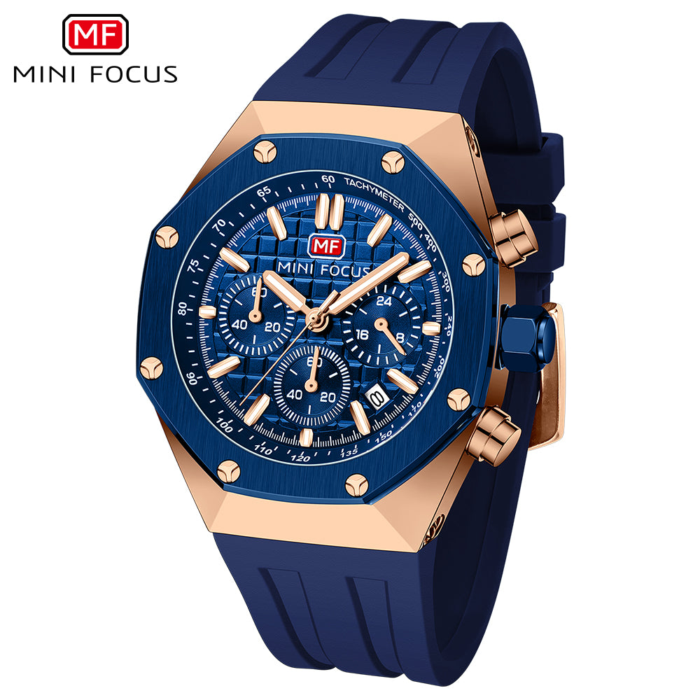 Rose Gold Blue