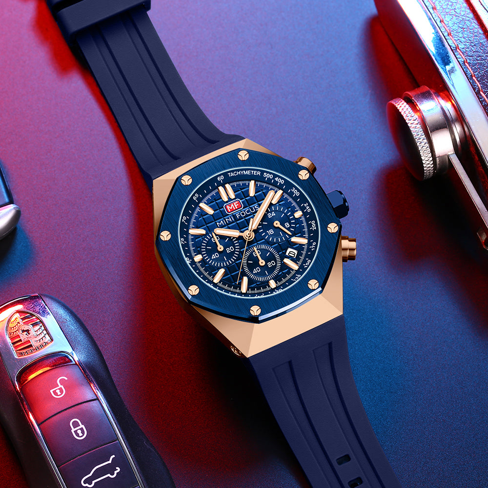 Rose Gold Blue