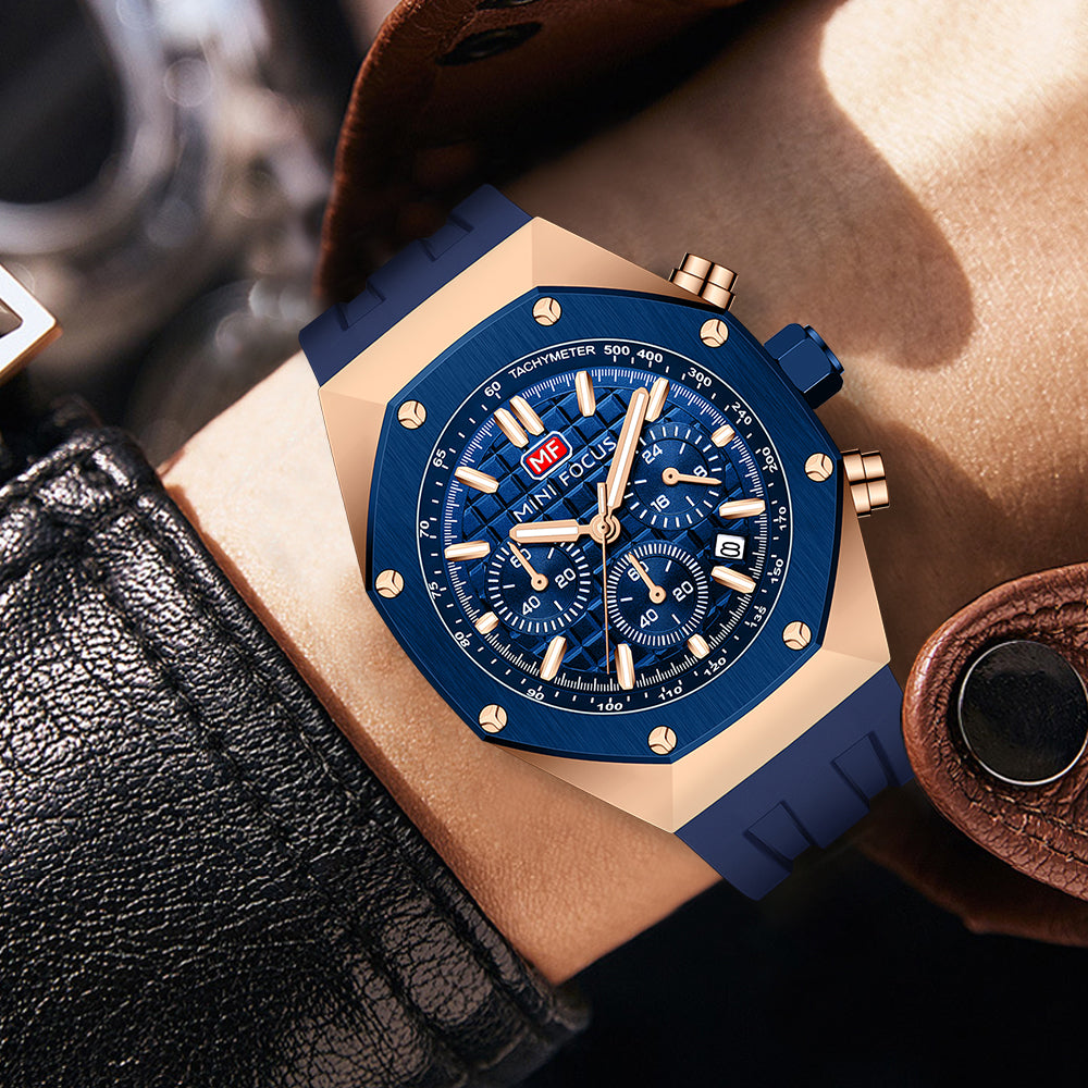 Rose Gold Blue