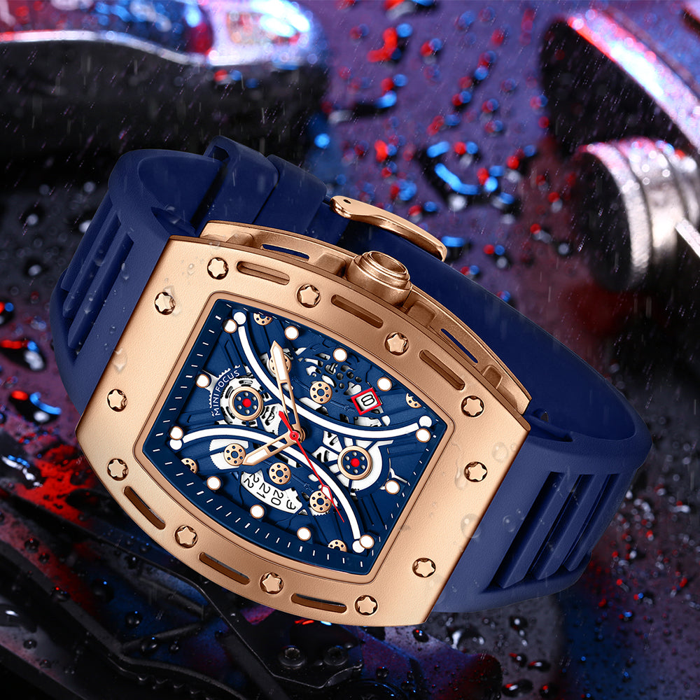 Rose Gold Blue