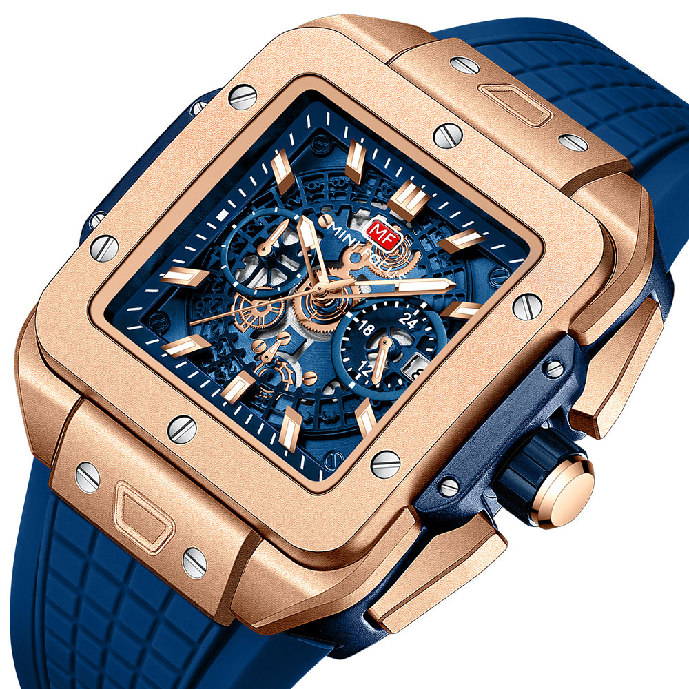 Rose Gold Blue
