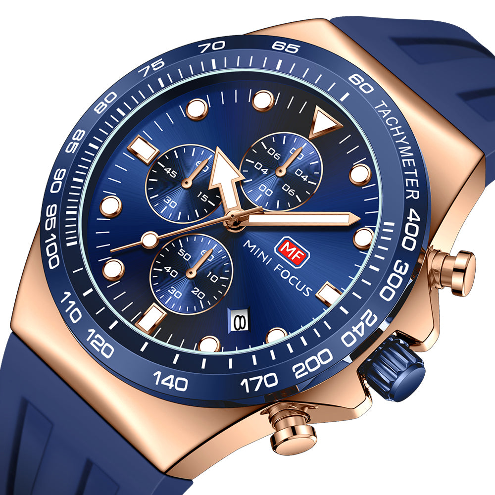 Rose Gold Blue