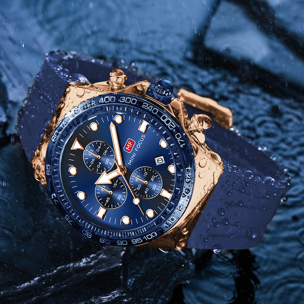 Rose Gold Blue