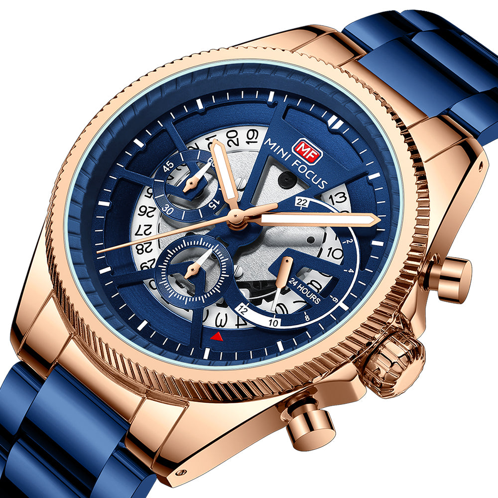 Rose Gold Blue