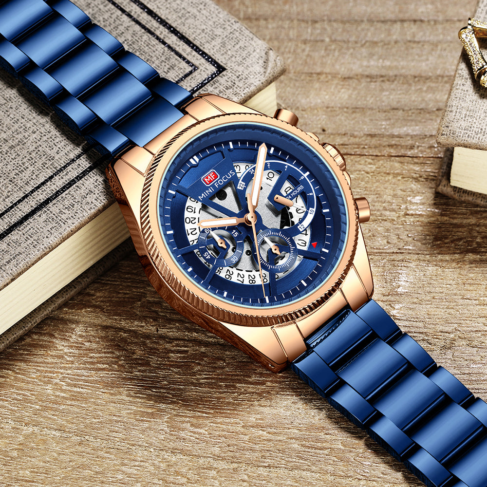 Rose Gold Blue