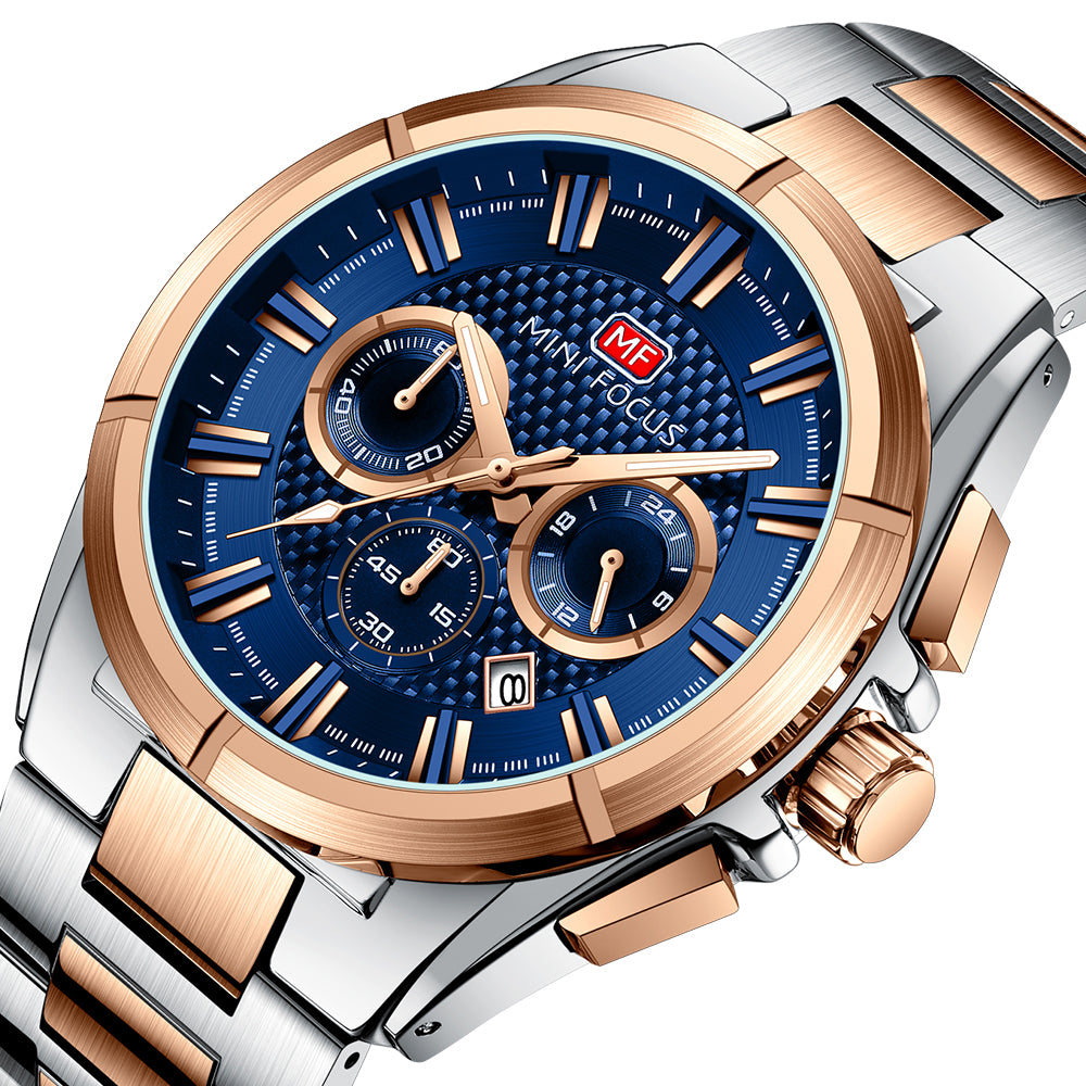 Rose Gold Blue