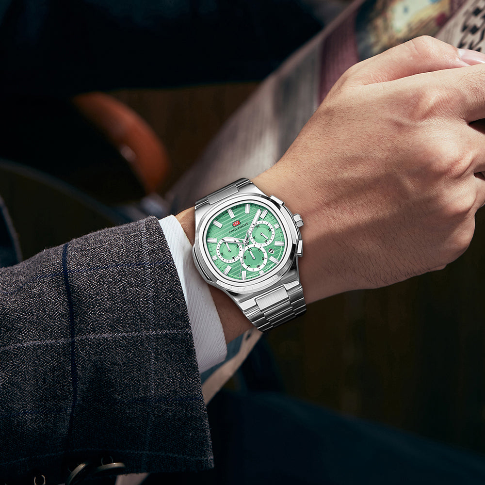 Silver Light Green