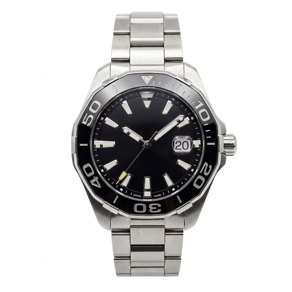 Dive Watch Automatic 43 mm - Steel, Black Dial, Black Bezel SF-B2-85