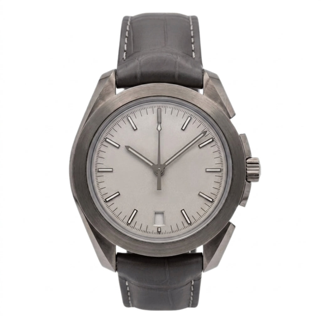 Grey Ceramic Chronograph Automatic 44 mm - Grey Dial, Leather Strap SF-B2-92