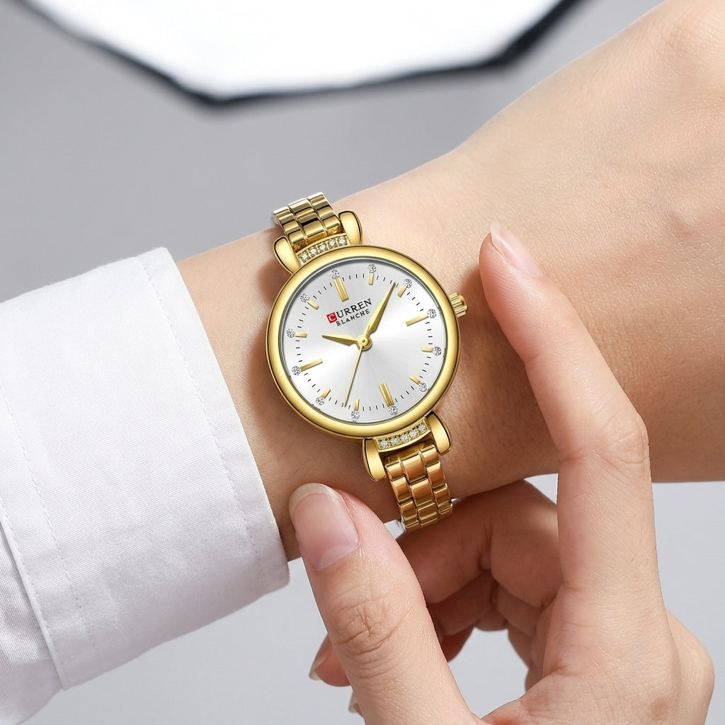 gold white
