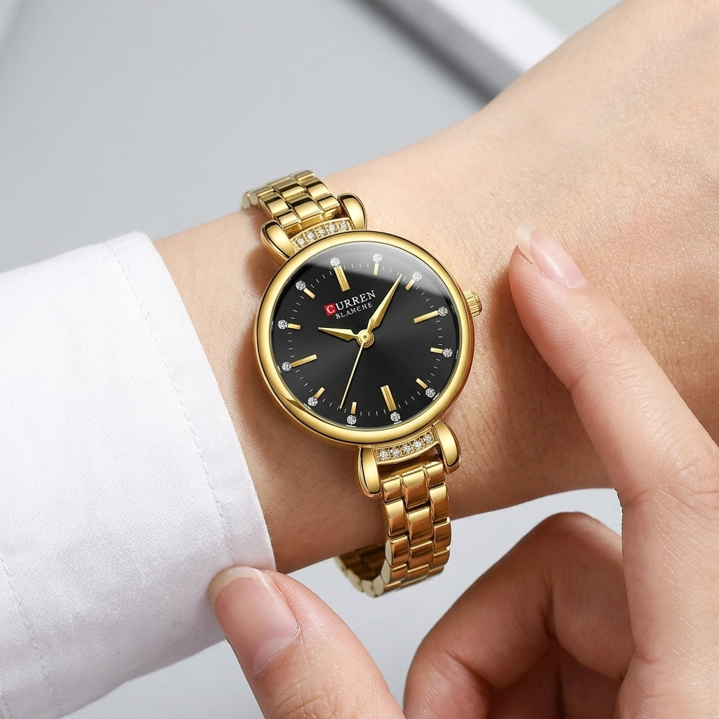 gold black