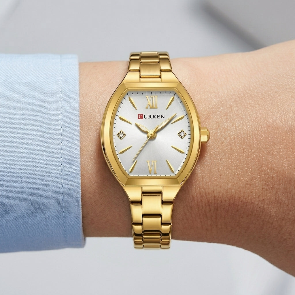 gold white