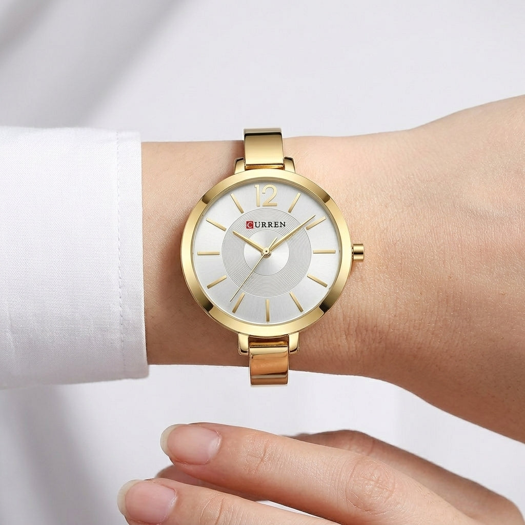 Gold White