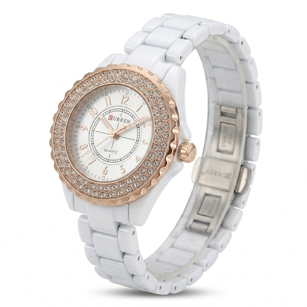 White Stainless Steel Waterproof - CUR054